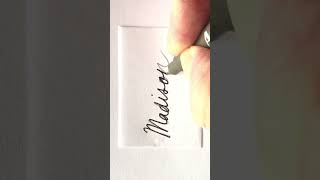 ✍️ WRITING NAME MADISON IN CURSIVE LETTERS EASY | Doodle Ideas | How To Write Madison Name Cursive