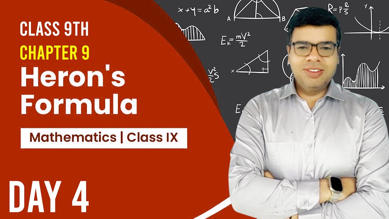 Class 9th || Maths || Lec 4 || Chapter 10 ||Heron's Formula - YouTube
