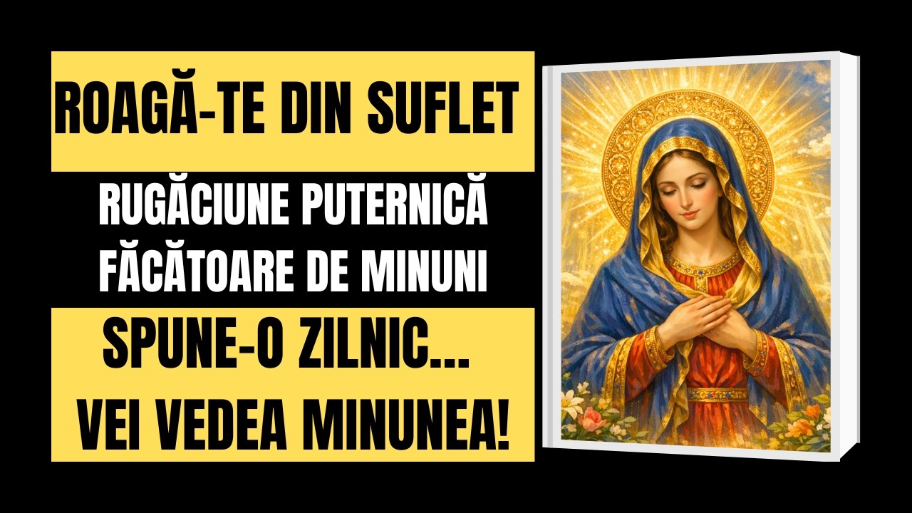 Cea Mai Puternică Rugăciune Făcătoare de Minuni | Rostește-o Zilnic și Vezi Minunea 🙏
