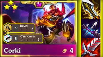 3 Star Corki ⭐⭐⭐ 5 Cannoneer 4 Revel | TFT Set 7