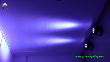 Freedom LED Par 6*18W RGBAW+UV Battery powered wireless DMX built in Auto run mode show