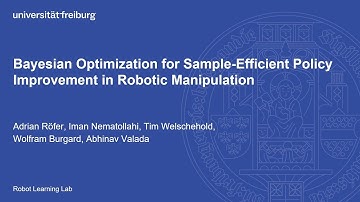 BOpt-GMM - Bayesian Optimization for Sample-Efficient Policy Improvement in Robotic Manipulation