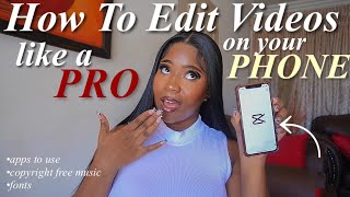 how to edit HIGH QUALITY videos on your phone on CapCut | Beginner friendly step by step tutorial