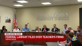 Oskaloosa schools lawsuit filed after board terminates teacher regarding controversial Charlie Ki...