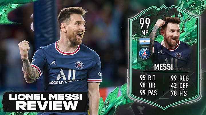 ¡ESTA CARTA ES PRÁCTICAMENTE PERFECTA! 😍 99 LIONEL MESSI FIFA 22 METAMORFO REVIEW