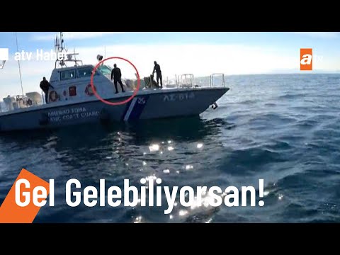 Türk balıkçı Yunan askerine karşı! @atvhaber