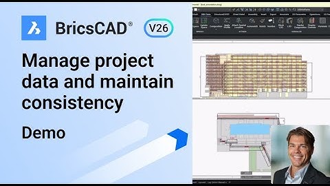 Manage project data and maintain consistency│BricsCAD V26 for Subcontractors│Demo