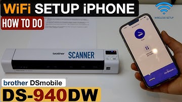 Brother DS-490DW WiFi Setup iPhone, Wireless Scanning Using WiFi Network.