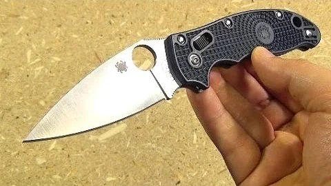 Spyderco Manix 2 (CPM-S110V Steel, Dark Blue Handle)