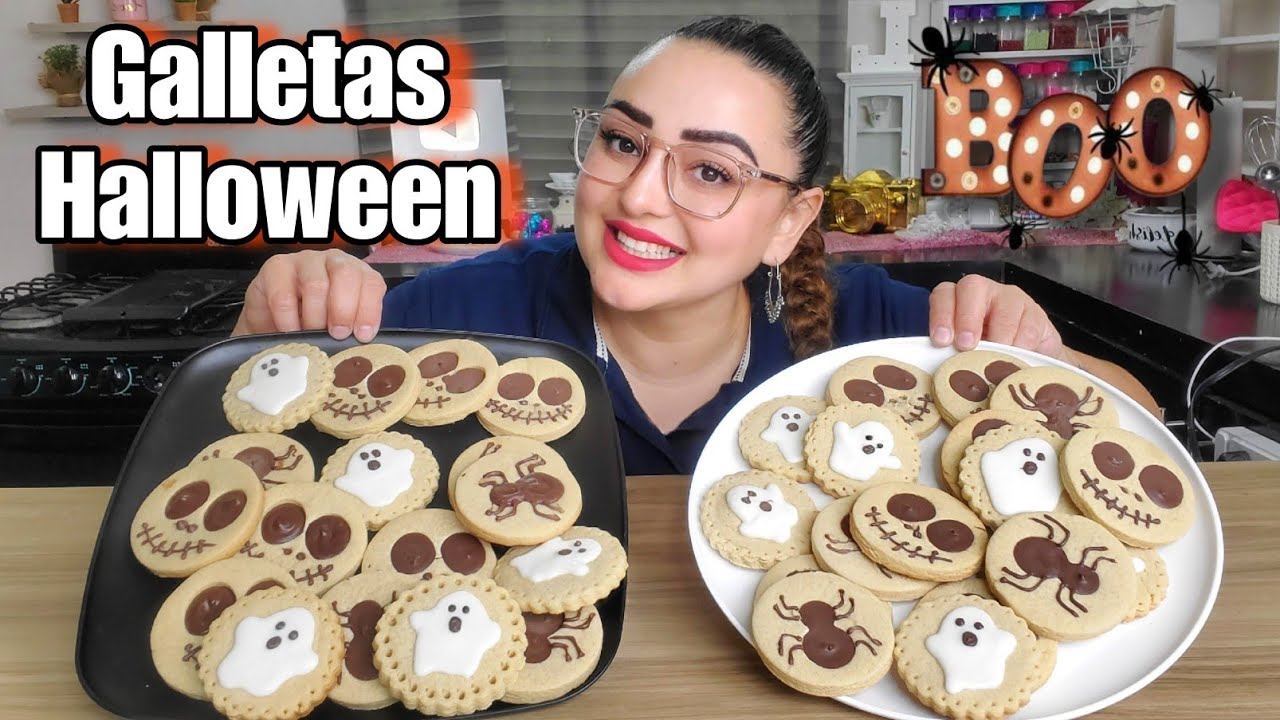 Receta Facil de Galletas para Halloween 👻