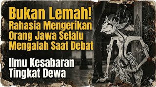 NOT WEAK!! The Horrifying Secret of Javanese People Who Always Give in During Debates