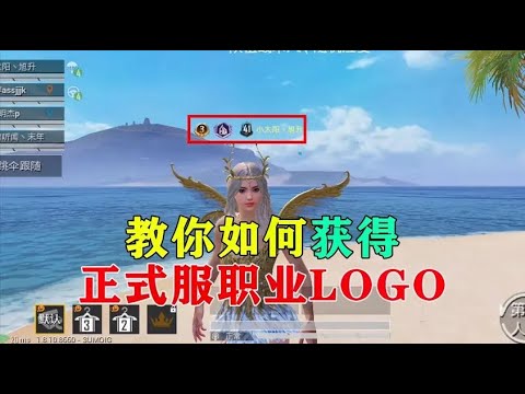 旭升解说：一分钟教你如何获得正式服职业LOGO！