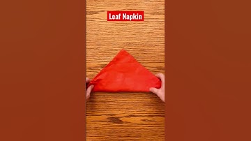 Leaf Napkin Fold