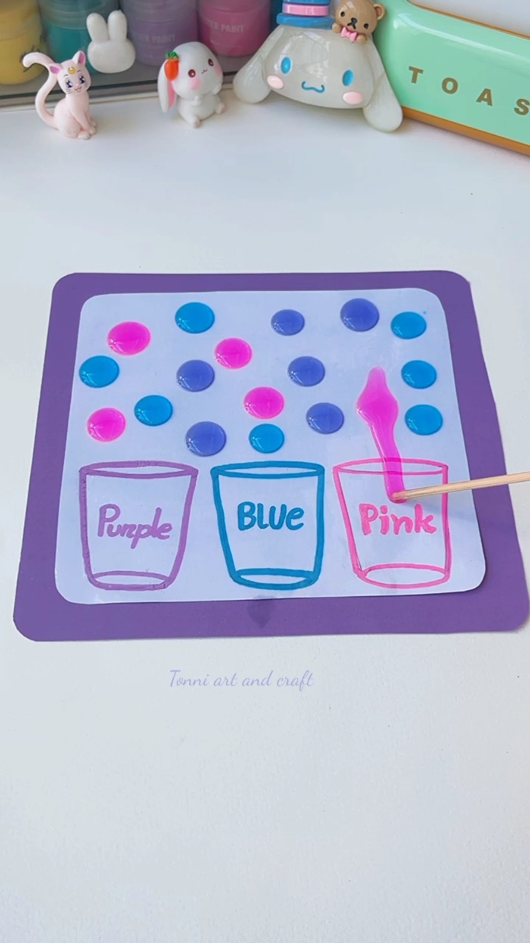 DIY Water game ?? #shorts #tonniartandcraft #gaming #diy #art #love