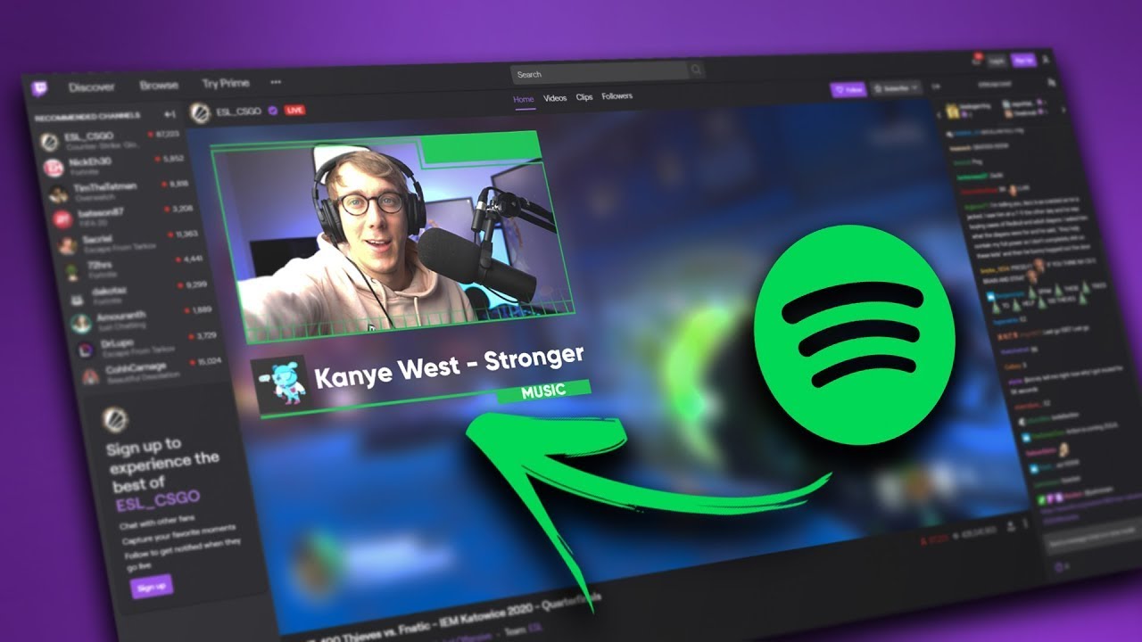 Twitch Extensions on X: [Panel] Spotify:Now Playing : shows information  about presently playing track from spotify api. #Twich #TwichExtensions # Spotify Install:   / X