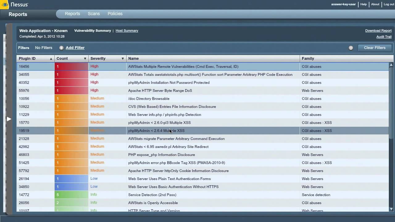 Nessus Web nessus web application scanning Nessus Web nessus web application scanning