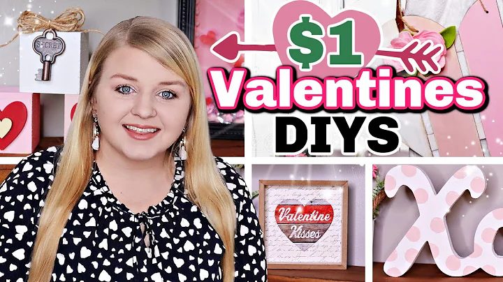 ❤ SUPER CHEAP $1 DOLLAR TREE DIYS | DIY DOLLAR TREE VALENTINES DAY DECOR 2021 | Krafts by Katelyn