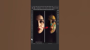 Photoshop tips - How to Add Map on face #shortsvideo #shorts #farasatacademy