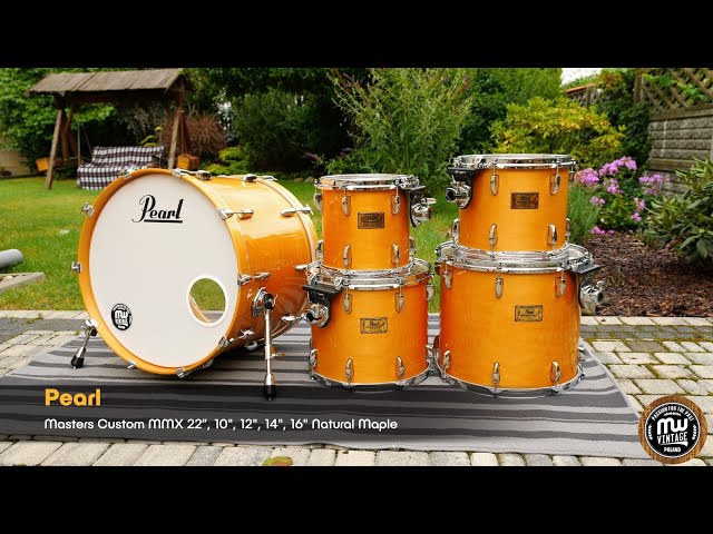PEARL MASTERS CUSTOM MAPLE SHELL 10” Used Pearl Masters Custom Extra Maple Shell Tom 12x10