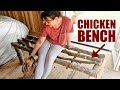 How To Make a Chicken Bench Out Of Scrap