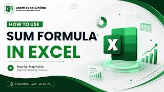 How to Use SUM Formula in Excel | Beginner Tutorial