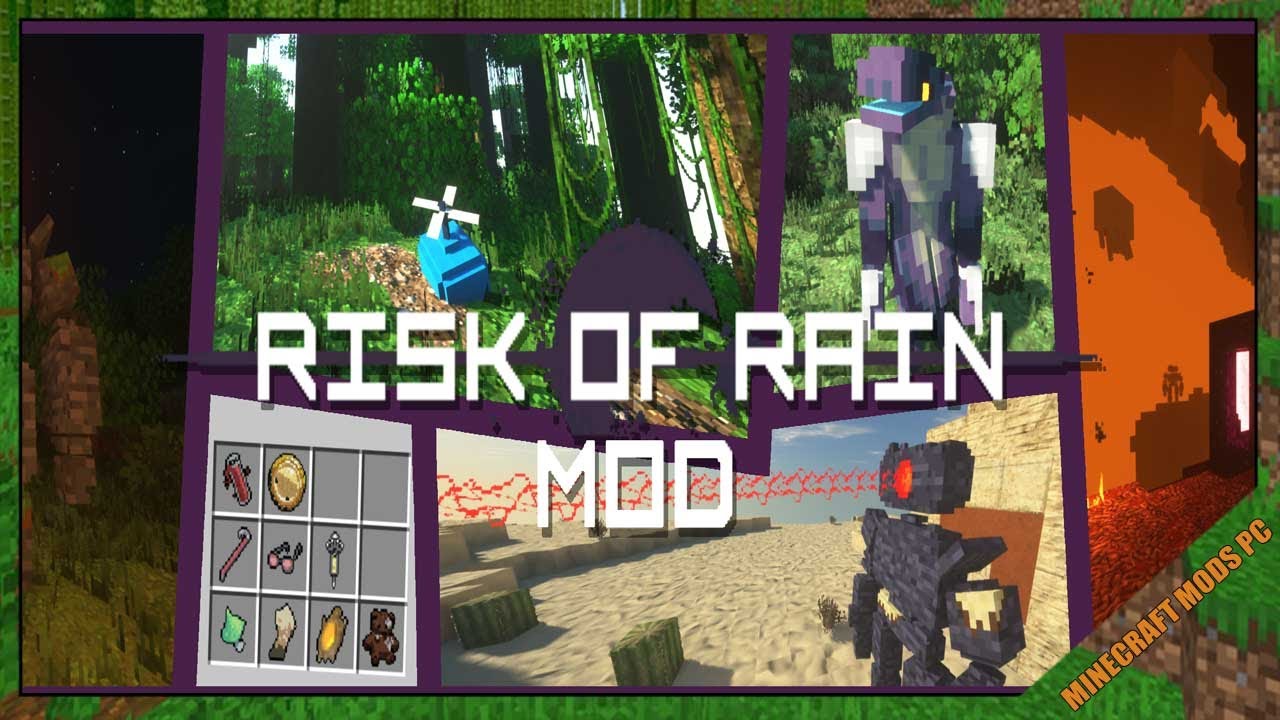 Risk of Rain Mod 1.16.5 & How To Install for Minecraft - YouTube