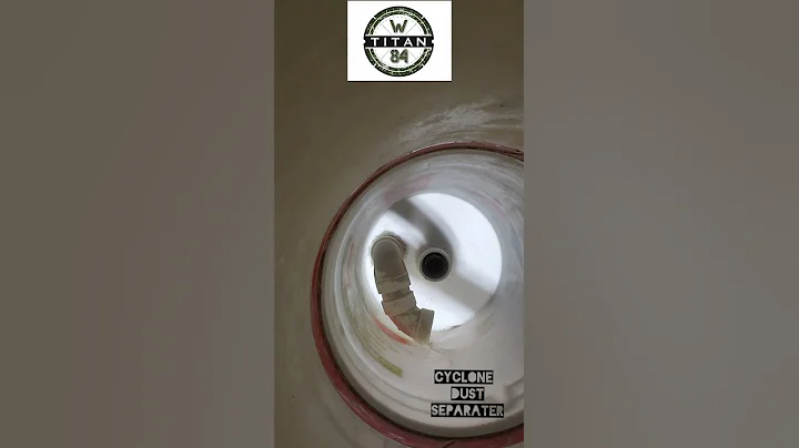 DIY Cyclone Dust Collector (inside view)