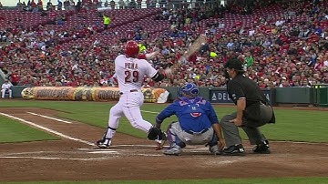 CIN@CHC: Pena puts Reds on top with first home run