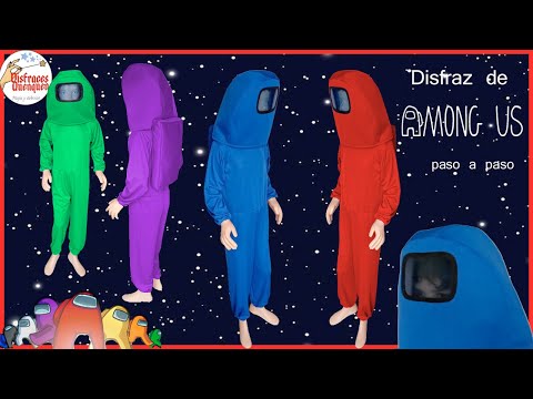 DIY. Disfraz de AMONG US para niño 🧑‍🚀  AMONG US costume for kids. Cómo hacer disfraz de Among Us