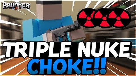 Nuking With Every Weapon in Krunker #7 Smg Triple nuke choke 73-2