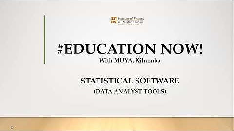 Overview of Statistical Software