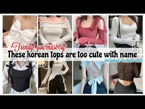 These Korean Tops Are Too Cute! 🎀 | 8 Korean Top Styles You’ll Love @Jahanfashionclub 