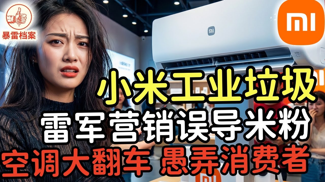 塌房继续！雷军小字游戏愚弄米粉，小米空调气炸了米粉，名字竟是骗局。律师看了发愁。