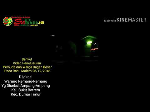 Video Penelusuran Warga dan Pemuda Bagan Besar Terkait Maraknya Warung Remang-Remang Yang Disebut Ampang-Ampang