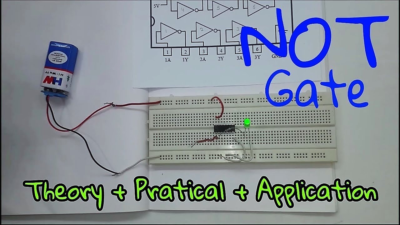 Logic Gates NOT Gate Theory Practical Application In Hindi Logic Gates NOT Gate Theory Practical Application In Hindi