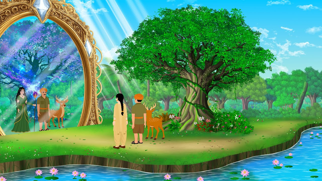 जादूई आईना और रहस्यमयी पेड़ | Hindi Kahani | Hindi Story | Moral Story |Cartoon story