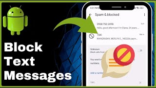 How To Block Text Messages On Android Mobile 2025