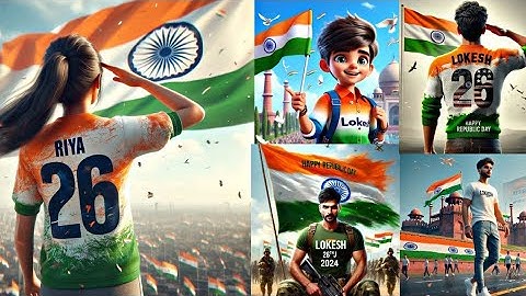 How to Create 3D Ai 26 January Republic Day Image 🇮🇳 | 26 January Photo Editing | Bing Image Creator
