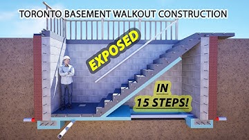Basement Walkout Toronto 🏘️ How We Build a Basement Separate Entrance Step-by-Step! 2025