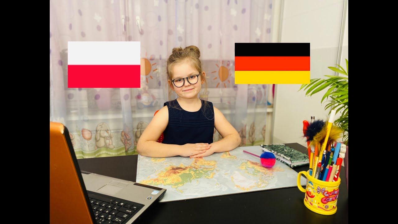 Niemiecki dla dzieci.Pierwsze słowa. Dzieci uczą dzieci !- Lekcja 1-