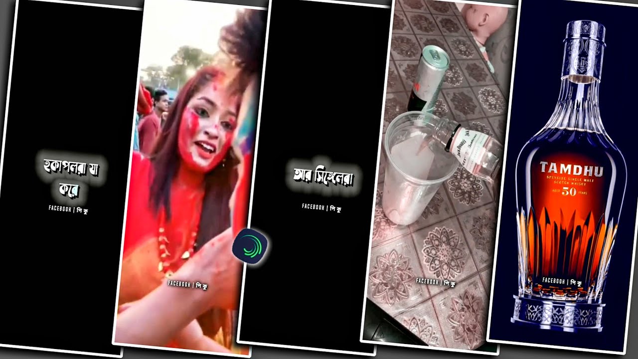 Single V/S Couple In Holi || New Style Status Editing In Alight Motion ||