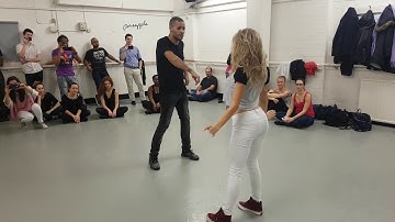Eglantine and Keskya RnB in couples - Brazilian zouk variation