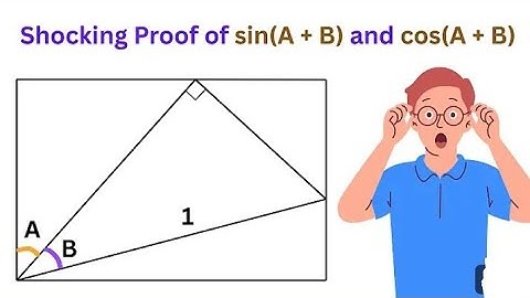 Visual Proof of Sin(A+B) and Cos(A+B) !!😯⁉️✍️