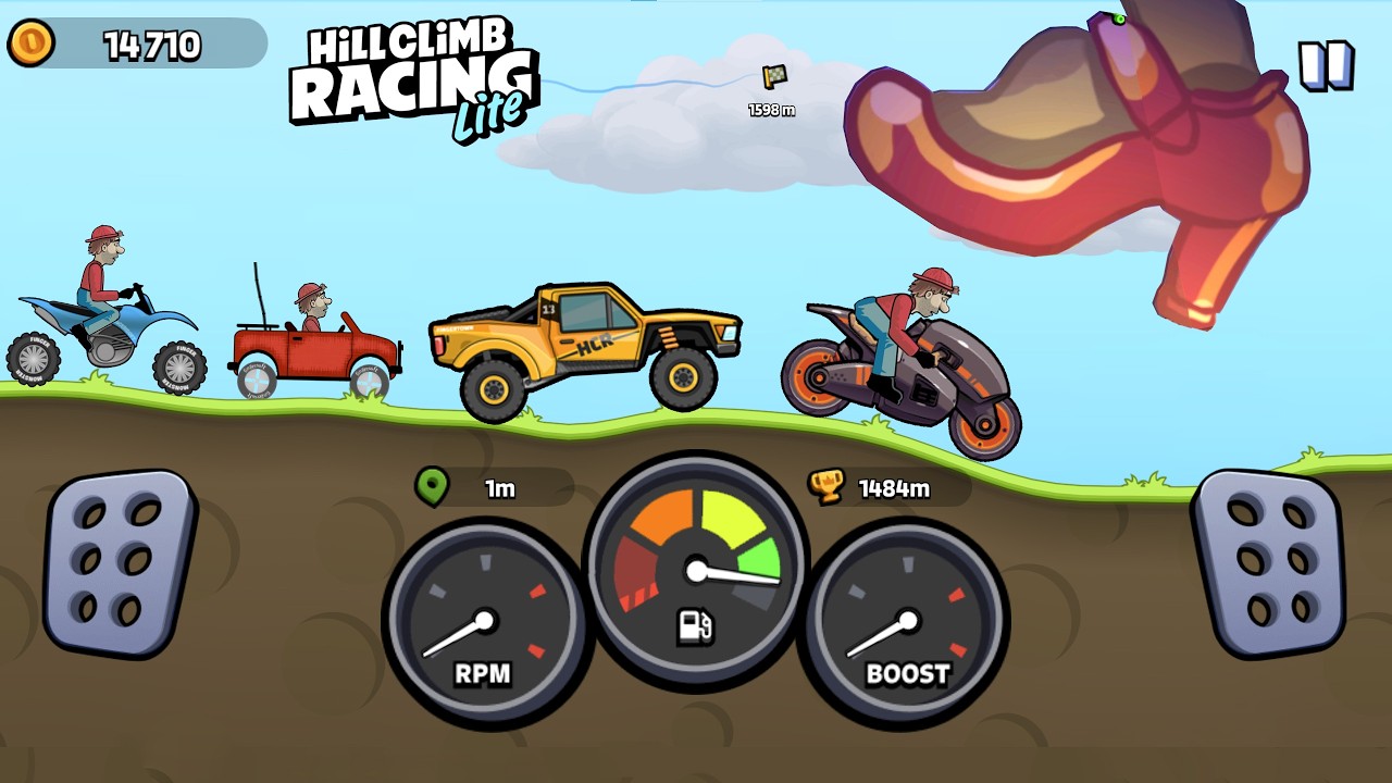 Hill Climb Racing Lite - POTATO WOMAN Update GamePlay Walkthrough