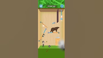 rescue cut rope puzzle stage 255| rescue cut rope puzzle game for android and iOS #shorts