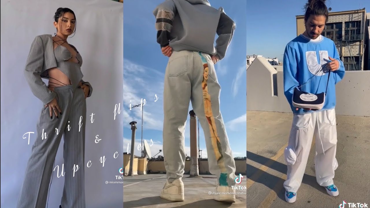 Thrift flip & upcycle TikTok’s  (compilation)