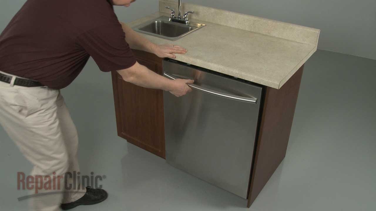 how to replace a dishwasher handle