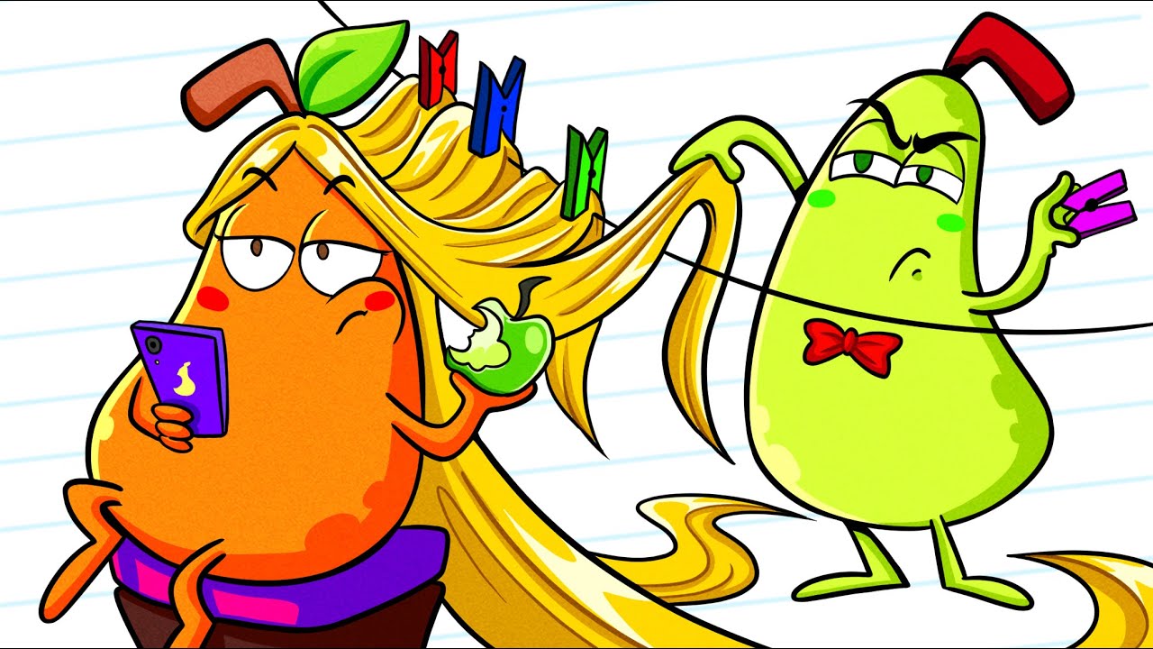 Проблемы коротких волос против длинных волос | Проблемы красоты || Парочка Груш Глобальная