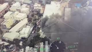 台中大肚工廠大火警消馳援 濃煙數公里外可見[影]