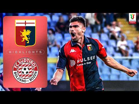 Vasquez Sends Genoa Through | GENOA\u002DSUDTIROL | HIGHLIGHTS | Coppa Italia Frecciarossa 2026/27